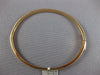 .85CT DIAMOND 18KT ROSE GOLD 3D CLASSIC 2MM SEMI ETERNITY CUFF BANGLE BRACELET