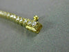 ESTATE 2.65CT ROUND CUT DIAMOND 14KT YELLOW GOLD CLASSIC TENNIS BRACELET #14363