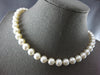 LARGE & LONG AAA TAHITIAN PEARL 14KT WHITE GOLD CLASSIC 9MM LOVE NECKLACE #27949