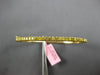 1.1CT INTENSE FANCY YELLOW DIAMOND 18KT YELLOW GOLD SHARED PRONG BANGLE BRACELET