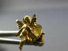 ESTATE 14KT YELLOW GOLD 3D HANDCRAFTED CLASSIC DIAMOND CUT ANGEL PIN #26996