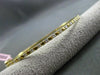 ESTATE .55CT DIAMOND 18KT YELLOW GOLD 3D ETOILE CLASSIC 2mm BANGLE BRACELET