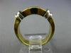 ESTATE .60CT DIAMOND 14KT WHITE & YELLOW GOLD 3D WEDDING ANNIVERSARY RING #1001