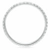 ESTATE .41CT WHITE DIAMOND 14KT WHITE GOLD 3D LUCIDA ETERNITY ANNIVERSARY RING