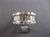 LARGE 3.85CT DIAMOND 18KT WHITE GOLD 3D BAGUETTE SEMI ETERNITY ANNIVERSARY RING