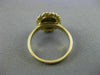 ESTATE 14KT YELLOW GOLD TIGER EYE 3D CLASSIC OVAL ROPE SOLITAIRE FUN RING #26069