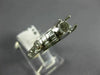ANTIQUE .60CT DIAMOND 18KT WHITE GOLD FILIGREE SEMI MOUNT ENGAGEMENT RING #23415