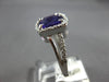 2.23CT DIAMOND & AAA AMETHYST 14K WHITE GOLD 3D CUSHION & ROUND SQUARE HALO RING