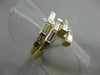 ANTIQUE WIDE 1.20CT BAGUETTE DIAMOND 14KT YELLOW GOLD 3D MULTI ROW RING #21266