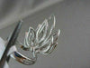 ANTIQUE WIDE FILIGREE FLAME SHAPE 3D 1.25CT DIAMOND 18KT WHITE GOLD RING