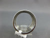 ESTATE WIDE 1.27CT DIAMOND 18K WHITE GOLD MULTI ROW OPEN STACKABLE ETERNITY RING