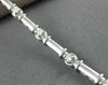 ESTATE LONG .55CT ROUND DIAMOND 14KT WHITE GOLD ETOILE TENNIS BRACELET #14732