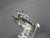 ESTATE .78CT DIAMOND 14KT WHITE GOLD 4 PRONG SEMI MOUNT ENGAGEMENT RING #2113