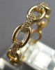 .22CT DIAMOND 14KT YELLOW GOLD CLASSIC MULTI OVAL LINK WEDDING ANNIVERSARY RING