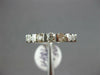 .36CT DIAMOND 14KT WHITE GOLD 3MM ROUND 7 STONE CHANNEL WEDDING ANNIVERSARY RING