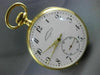 LARGE 18KT YELLOW GOLD 3D VACHERON & CONSTANTIN CHRONOMETRE ROYAL POCKET WATCH
