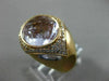 ESTATE 6.92CT DIAMOND & AAA AMETHSYT 18KT ROSE GOLD FLOWER SUNBURST RING