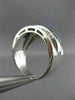 WIDE 1.45CT DIAMOND & AAA SAPPHIRE 18KT WHITE GOLD 3D FILIGREE ANNIVERSARY RING