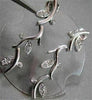 ANTIQUE .40CT DIAMOND LEAF 14KT W GOLD DROP HANGING EARRINGS ONE OF A KIND!!!!