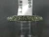 ESTATE .52CT ROUND DIAMOND 14KT WHITE GOLD 3D ETERNITY ANNIVERSARY RING #19401