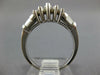 .80CT DIAMOND 14KT WHITE GOLD 3D MARQUISE & BAGUETTE GRADUATING ANNIVERSARY RING