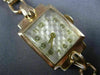 ANTIQUE ZARJA 14KT ROSE GOLD 3D CLASSIC SQUARE LINK WATCH #2023