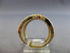 ESTATE WIDE 1.0CT DIAMOND 14KT YELLOW GOLD ROUND CRISS CROSS NUGGET DESIGN RING