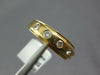 .30CT DIAMOND 14KT YELLOW GOLD 3D ETOILE 6 STONE MATTE & SHINY ANNIVERSARY RING