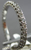 ANTIQUE .40CT DIAMOND 14KT WHITE GOLD 3D ROUND ETERNITY WEDDING ANNIVERSARY RING