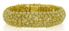 GIA 24.90CT EXTRA LARGE FANCY YELLOW DIAMOND 18KT YELLOW GOLD 3D TENNIS BRACELET