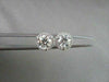 ANTIQUE LONG 1.77CT ROUND DIAMOND 14KT GOLD DROP HANGING EARRINGS ONE OF A KIND