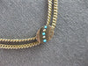ANTIQUE ART DECO EXTRA LONG AAA PEARL & TURQUOISE 14K YELLOW GOLD NECKLACE 27752