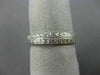 ESTATE .40CT DIAMOND 18KT WHITE GOLD 3D ETERNITY WEDDING ANNIVERSARY RING #1185