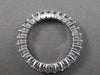 ESTATE 1.25CTW DIAMOND SHARE PRONG ETERNITY ANNIVERSARY 14KT W GOLD RING #20908