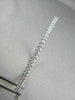 ANTIQUE NARROW 2.54CT DIAMOND 18KT WHITE GOLD 2MM WIDE BANGLE SIMPLE & BEAUTIFUL