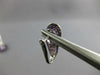 LARGE 11.25CT DIAMOND & AAA AMETHYST 14KT WHITE GOLD LOVE KNOT HANGING EARRINGS