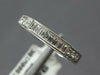 .40CT DIAMOND 18K WHITE GOLD ROUND & BAGUETTE FILIGREE MILGRAIN ANNIVERSARY RING