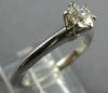 ESTATE .40CT DIAMOND PLATINUM 3D CLASSIC TIFFANY & CO SOLITAIRE ENGAGEMENT RING