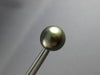 ESTATE LARGE AAA TAHITIAN PEARL 14KT WHITE GOLD 3D 11.5MM CLASSIC STUD EARRINGS