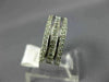 ESTATE WIDE 1.43CT DIAMOND 18KT WHITE GOLD 3D ROUND & BAGUETTE ANNIVERSARY RING