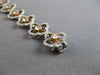 GIA LARGE 4.16CT WHITE & PINK DIAMOND 18KT WHITE & ROSE GOLD 3D TENNIS BRACELET