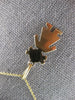 ESTATE 14KT YELLOW GOLD 3D ENGRAVABLE BABY GIRL CHARM FLOATING PENDANT #27416