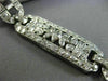 ANTIQUE WIDE 6.52CT OLD MINE DIAMOND PLATINUM CLASSIC FILIGREE FLOWER BRACELET