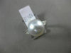 ESTATE .14CT DIAMOND 14KT WHITE GOLD AAA SOUTH SEA PEARL 3D PAVE SOLITAIRE RING