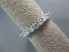ESTATE 2.05CT ROUND DIAMOND PLATINUM CLASSIC SHARED PRONG ETERNITY RING #18895