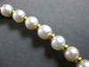 ESTATE AAA SOUTH SEA PEARL 14K YELLOW GOLD MULTI BEADED FILIGREE BRACELET #27656