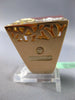 LARGE .45CT DIAMOND & ENAMEL 18K 2 TONE GOLD 3D STAR & MOON SQUARE FILIGREE RING