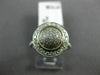 ESTATE LARGE .75CT DIAMOND 14KT WHITE GOLD 3D ROUND HALO DOME GALAXY FUN RING