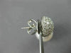 ESTATE LARGE 1.56CT DIAMOND & AAA SOUTH SEA PEARL 18K WHITE GOLD ETOILE EARRINGS