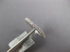ESTATE .58CT DIAMOND 18KT WHITE GOLD CLASSIC ROUND 2MM ETERNITY ANNIVERSARY RING